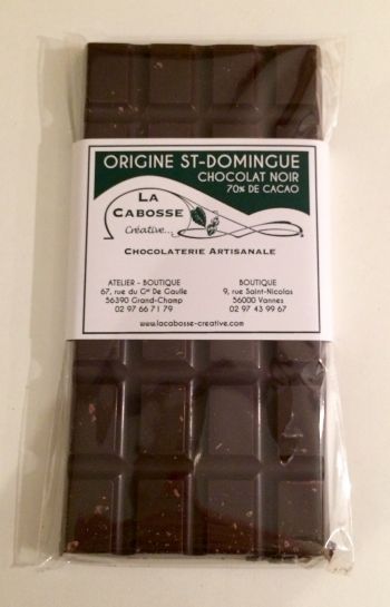 Tablette de chocolat Saint Domingue
