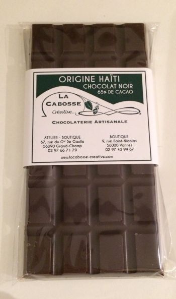 Tablette de chocolat Haïti